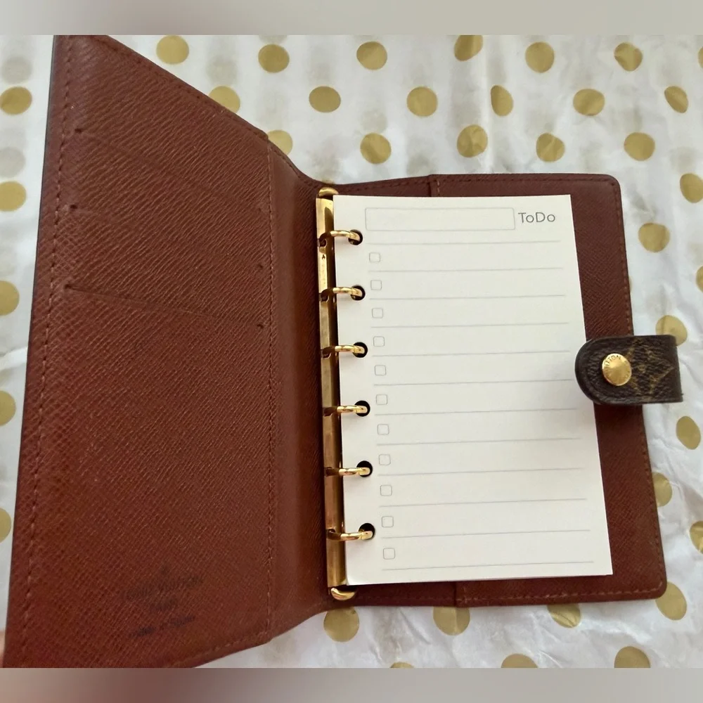 Authentic Louis Vuitton Monogram Agenda W/Entrupy COA - Picture 12 of 14